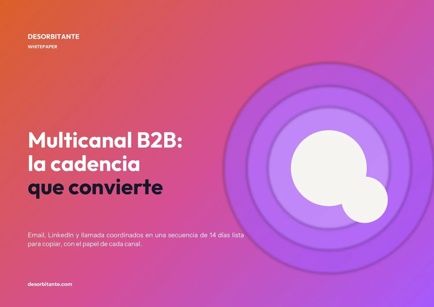 Cover of the whitepaper B2B multichannel: the cadence that converts