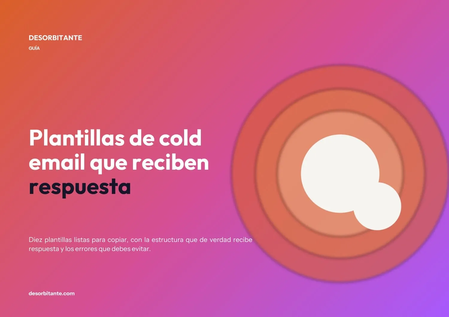 Cover of the guide Cold email templates that get replies