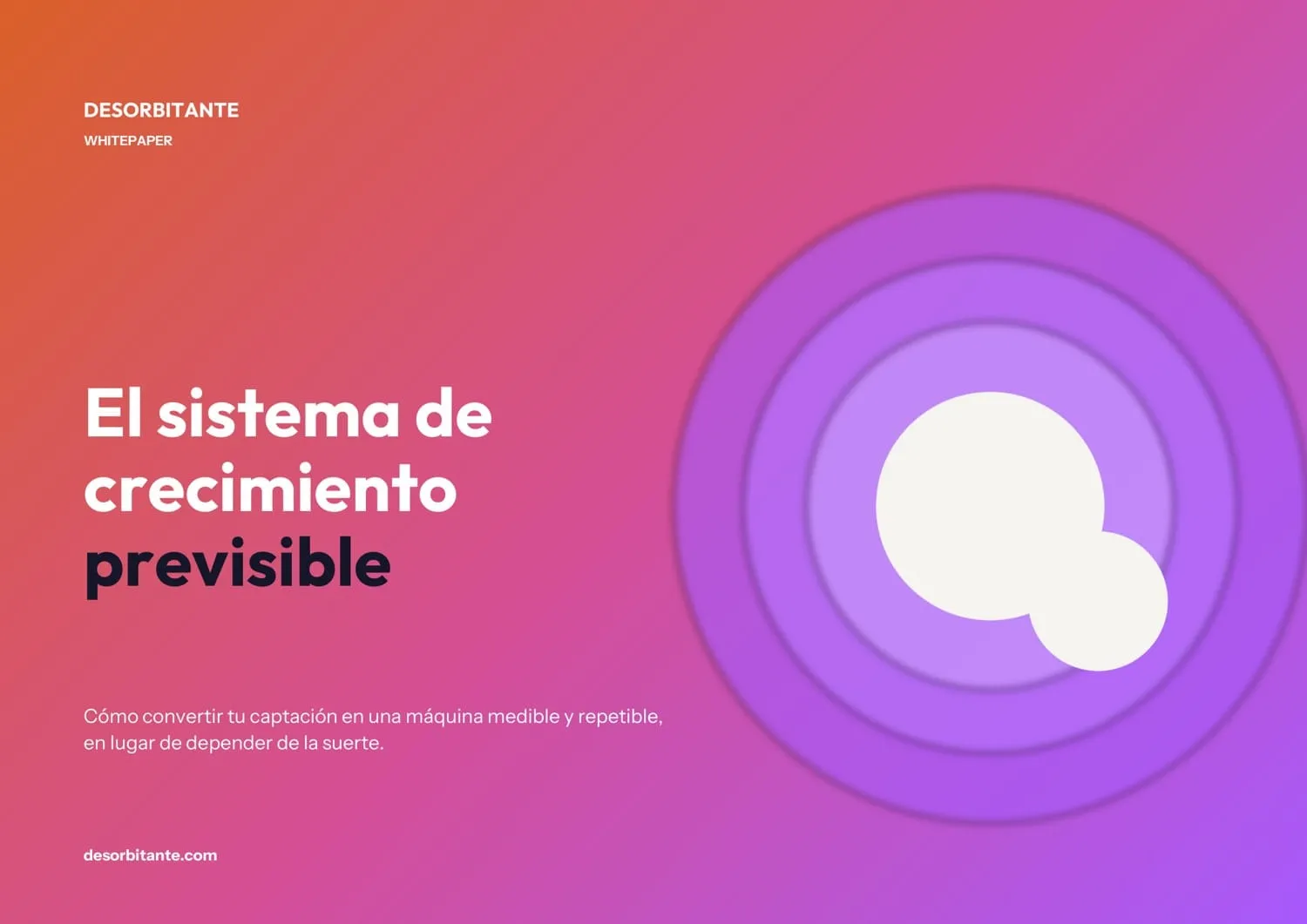 Cover of the whitepaper The predictable growth system